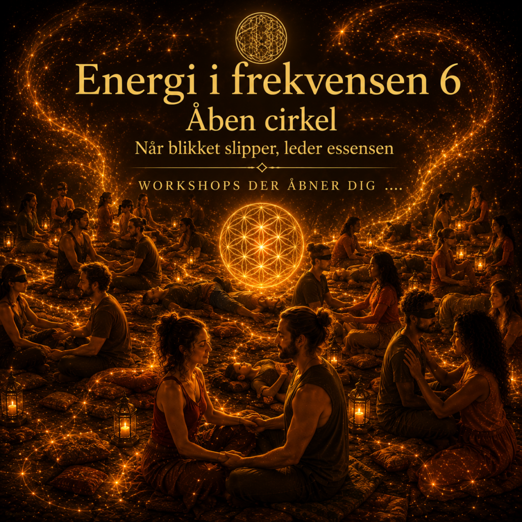Energi i Frekvensen 6 – workshop med åben cirkel og energiarbejde
